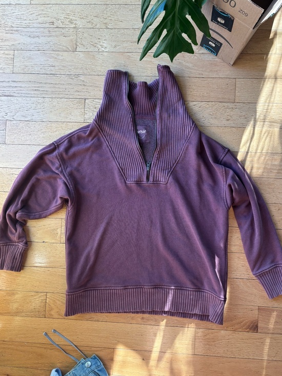 Tops - Aerie quarter zip collared crewneck